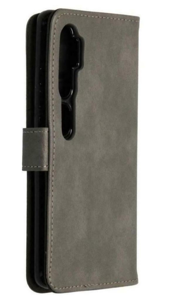 iMoshion Luxe Booktype Xiaomi MiNote 10 (Pro) hoesje Grijs, Telecommunicatie, Ophalen of Verzenden, Nieuw, Hoesje of Tasje
