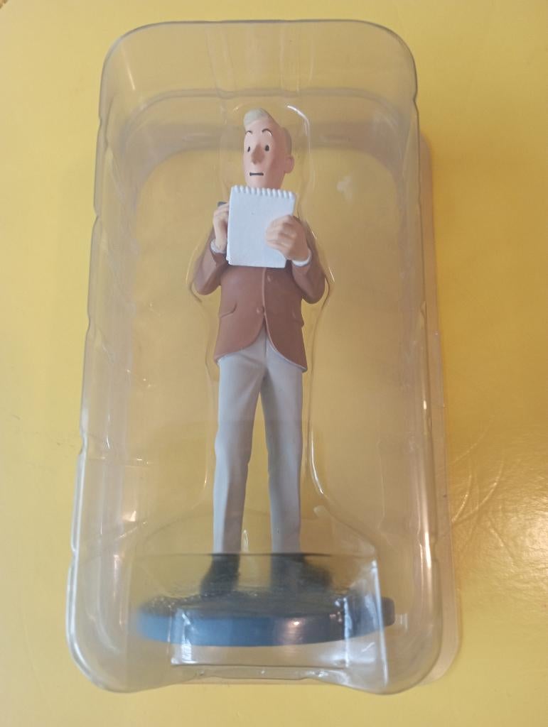 Figurine tintin hergé reporteur socle bleu, Collections, Envoi, Neuf, Autres types