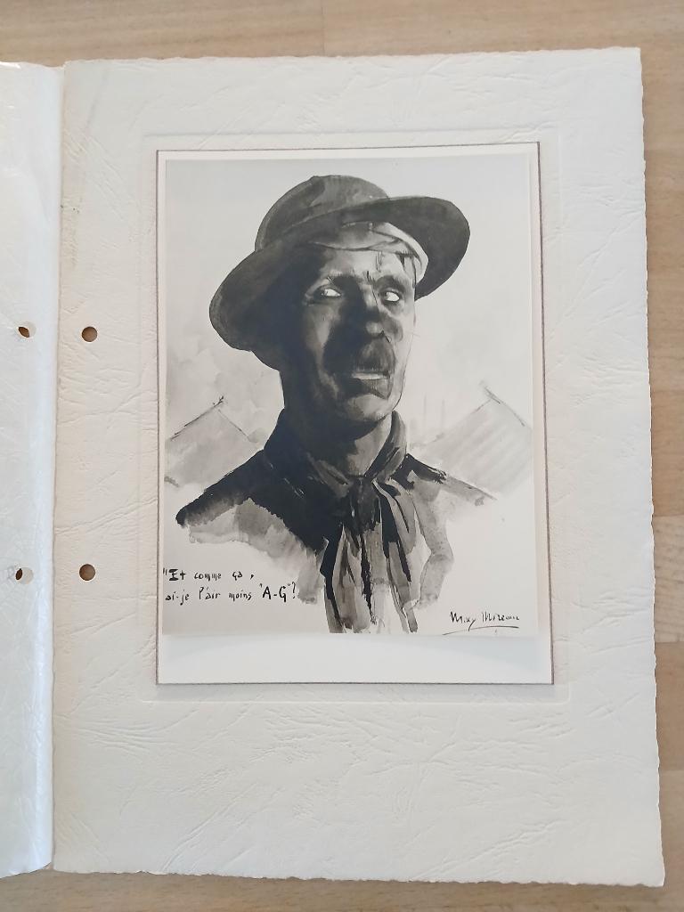 Origineel - Max Moreau (1902 - 1992) gesigneerd, Ophalen of Verzenden