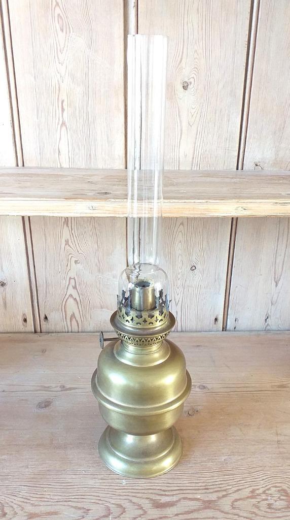 Ancienne lampe à pétrole en cuivre, Antiquités & Art, Enlèvement, Cuivre