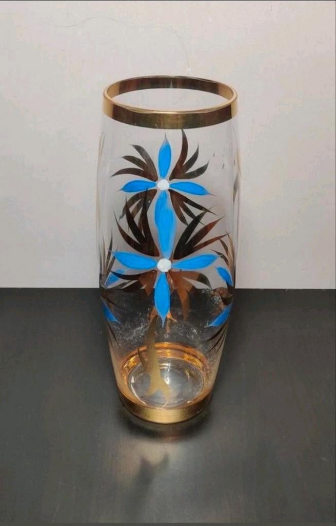 Art-déco vaas Booms glas, Ophalen of Verzenden