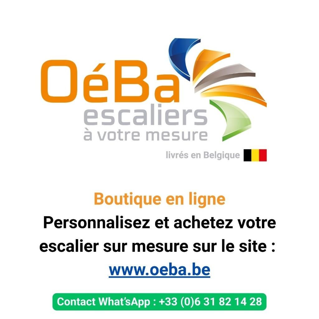 Escalier sur mesure Métal et bois - Livraison gratuite, Bricolage & Construction, Envoi, Neuf