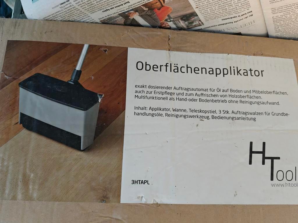 HTools parket olie/vernis applicator, Doe-het-zelf en Bouw, Ophalen of Verzenden