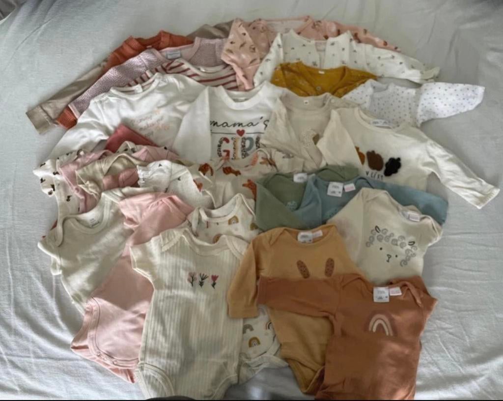 Pakket kledij baby meisje maat 62/68, Ophalen, Zo goed als nieuw, Maat 62