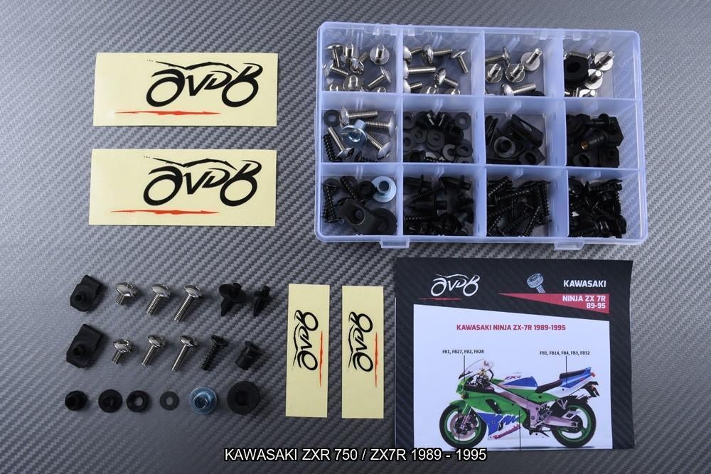 Kit visserie spécifique pour KAWASAKI ZXR 750 ZX7R 1989 1995, Motos, Enlèvement ou Envoi, Neuf