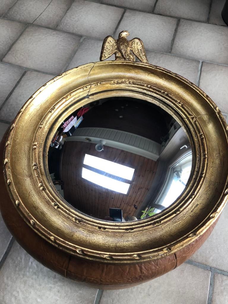 Ancien miroir sorcière en bois et en l’état, Antiquités & Art, Antiquités | Miroirs, Enlèvement