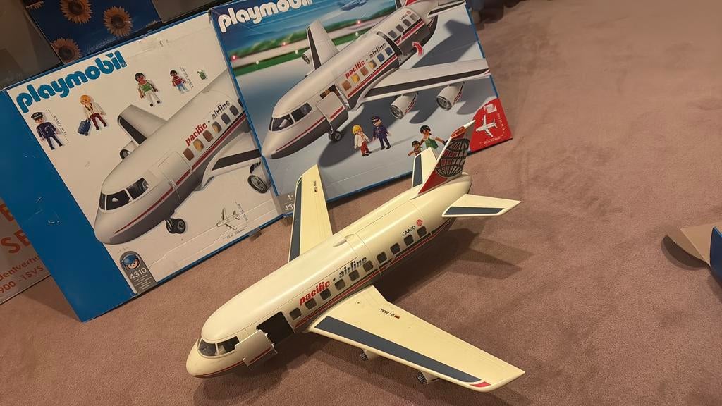 Avion playmobil 4310 pacific airline complet, Enlèvement, Utilisé, Ensemble complet