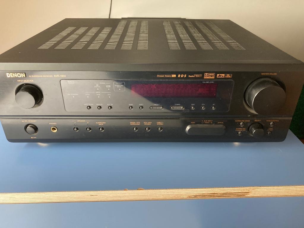 DENON AV SURROUND RECEIVER AVR-1604 met Wharfedale boxen, Audio, Tv en Foto, Versterkers en Ontvangers, Ophalen, Denon, Zo goed als nieuw
