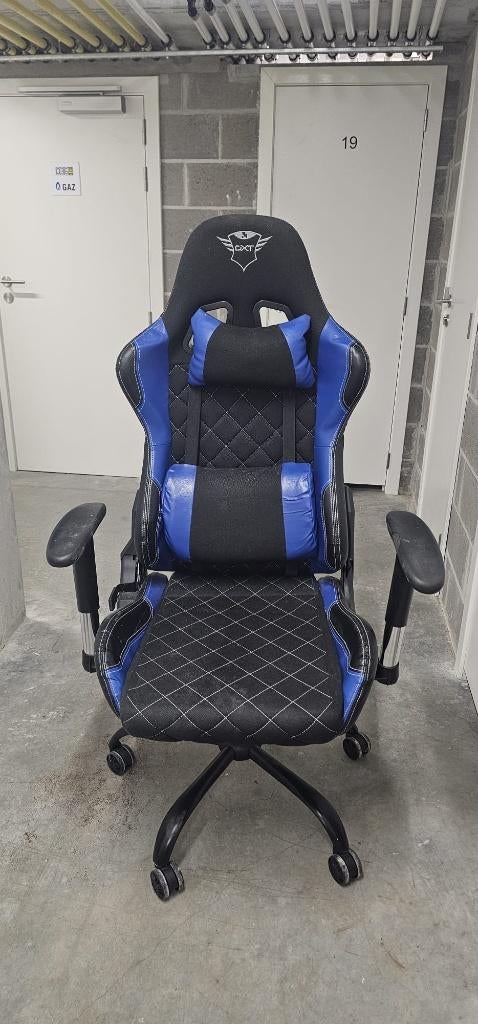 Chaise gaming, Enlèvement, Utilisé, Gameur, Bleu