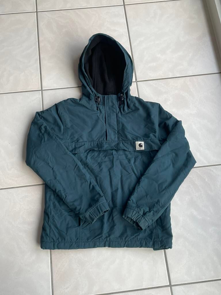 Carhartt WIP jas blauw maat XS, Kleding | Heren, Truien en Vesten, Zo goed als nieuw, Maat 46 (S) of kleiner, Blauw, Ophalen of Verzenden