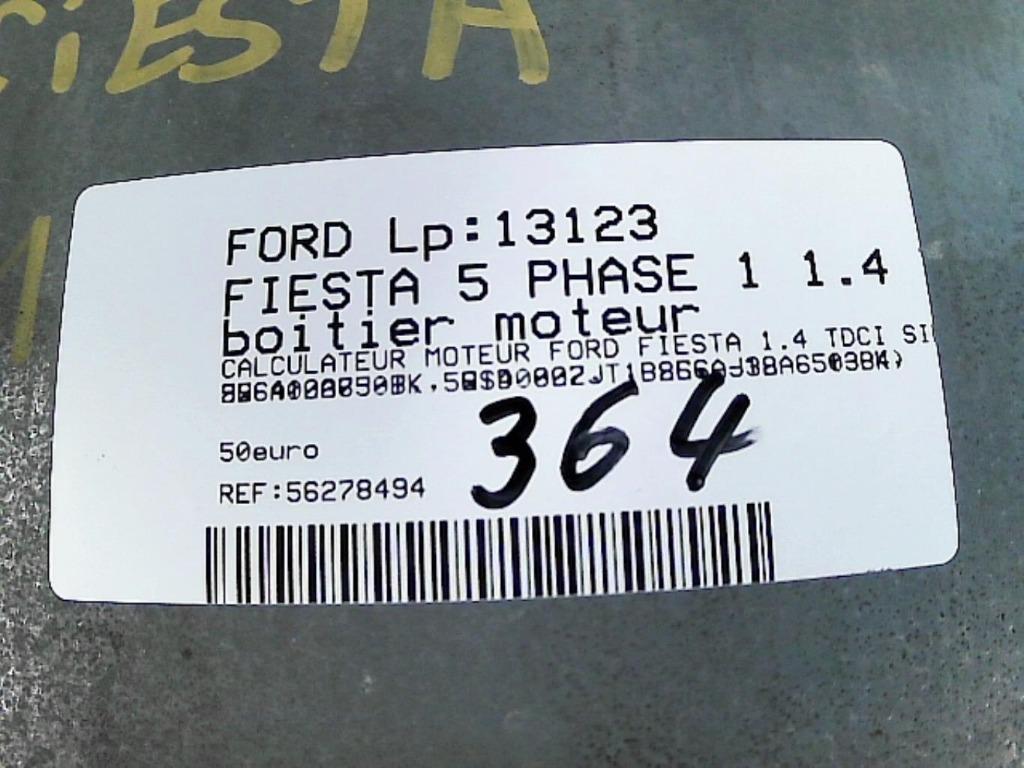 Boitier moteur Ford fiestaV 1.4TDCi 50kw 5WS40027JT LP/13123, Enlèvement ou Envoi, Utilisé, Ford