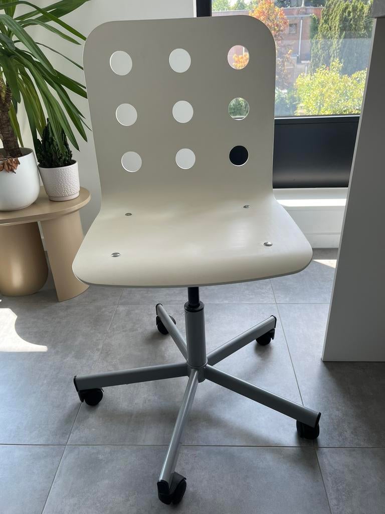 Bureaustoel, Enlèvement, Comme neuf, Blanc, Chaise de bureau