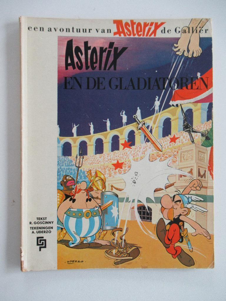 asterix...nr.5..asterix en de gladiatoren.............1st, Livres, Enlèvement ou Envoi, Utilisé