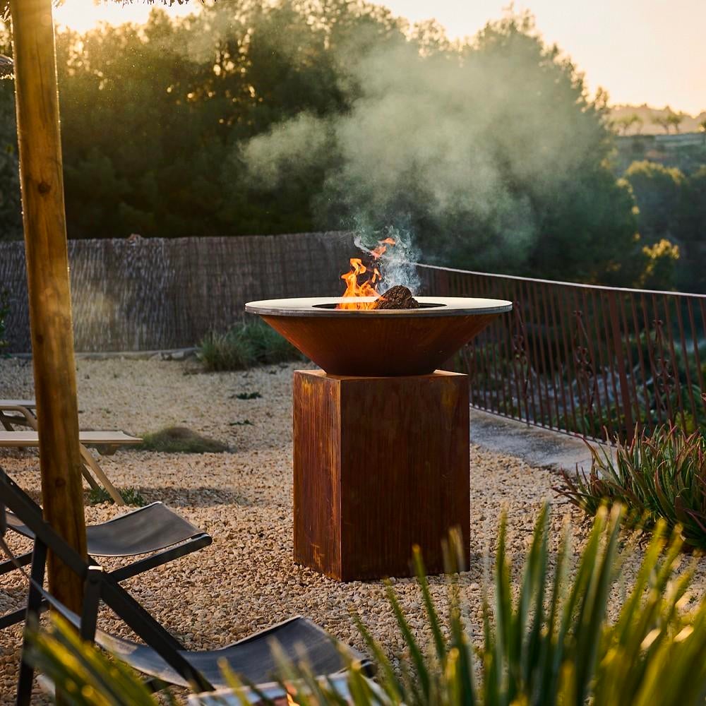 Brasero en acier corten neuf ️, Jardin & Terrasse, Enlèvement