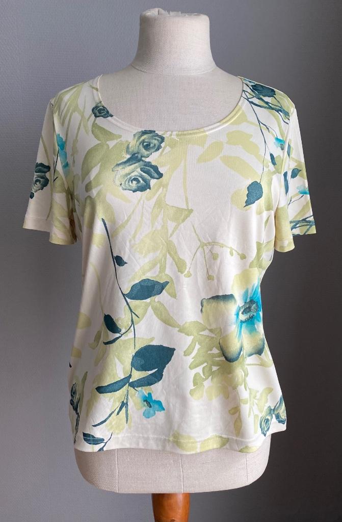 Topje met bloemenprint Un Jour Ailleurs maat 40, Manches courtes, Taille 38/40 (M), Un Jour Ailleurs, Comme neuf