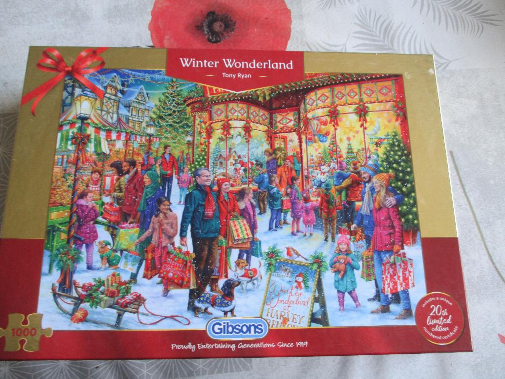 puzzel gibsons winterland 1000, Hobby en Vrije tijd, Ophalen, 500 t/m 1500 stukjes, Nieuw, Legpuzzel