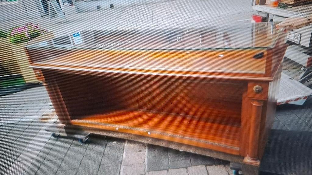 Comptoir de magasin : Acajou Art Déco, comptoir Vitrinne TOP, Réception ou Hall d'entrée, Enlèvement, Utilisé, Aménagement