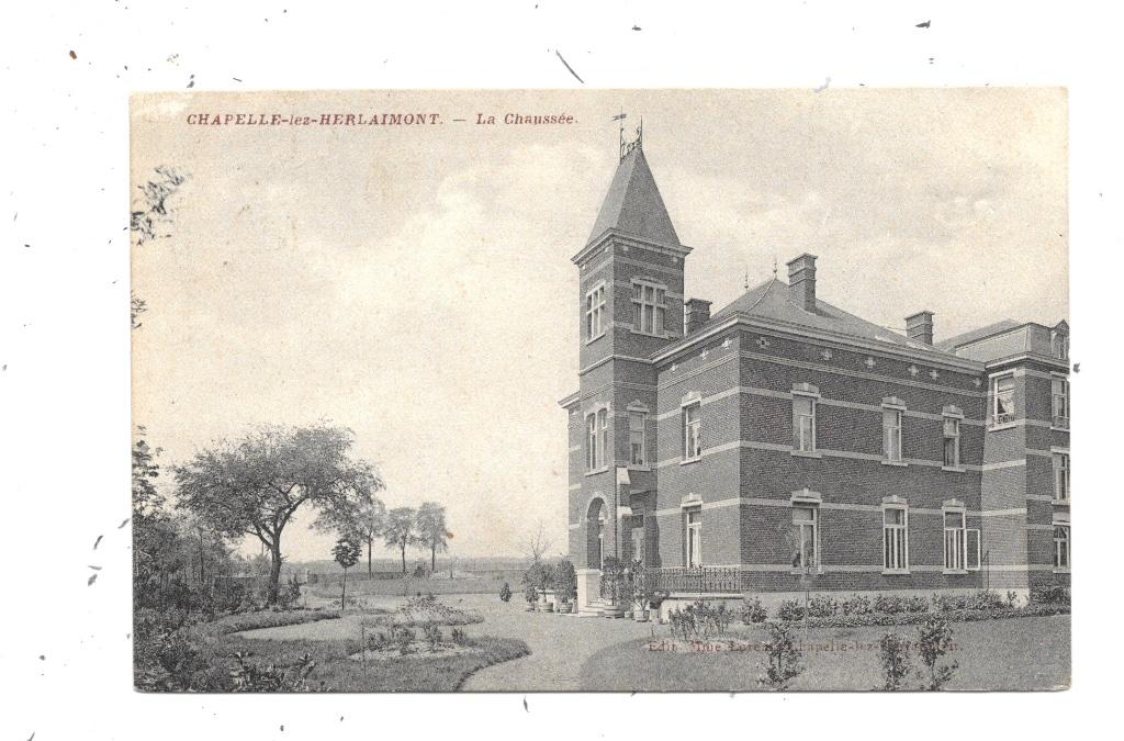 Chapelle-lez-Herlaimont NA74: La Chaussée 1913, Envoi, Avant 1920, Affranchie, Hainaut