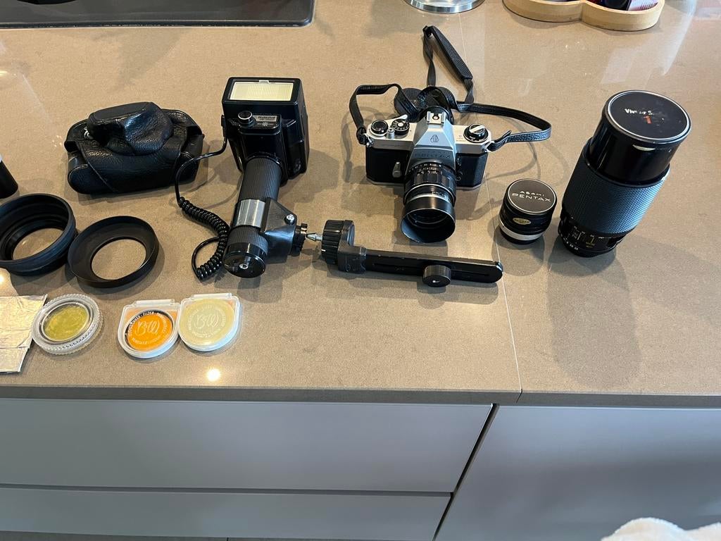 Fototoestel met toebehoren Asahi Pentax, Ophalen, Pentax