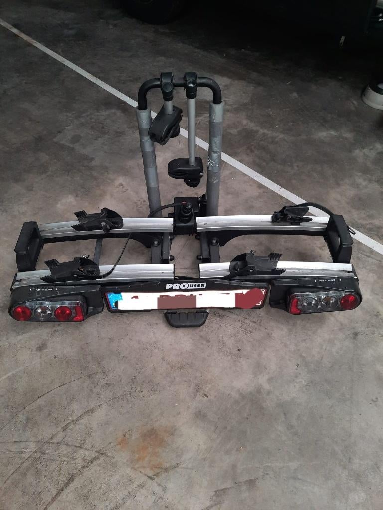 Porte-vélos pliable pour 2 vélos, Autos : Divers, Porte-vélos, Enlèvement, 2 vélos, Utilisé, Support d'attelage