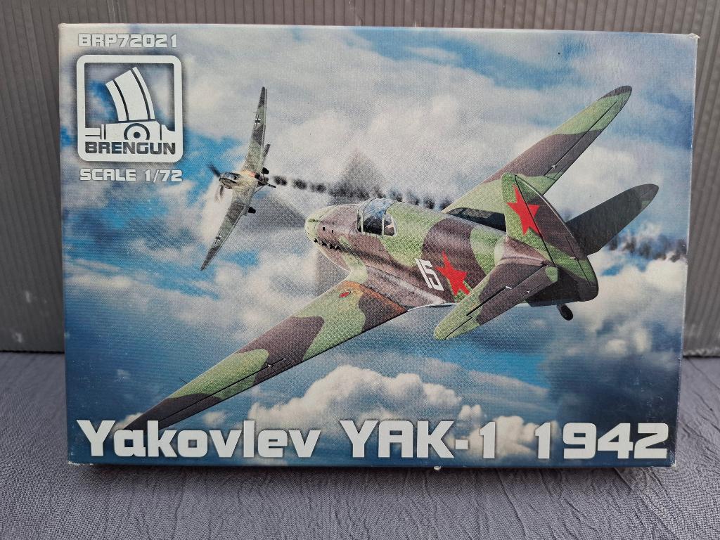 BRENGUN Yakovlev-Yak-1 ANNEE 1942 1/72 BRP72021, Hobby & Loisirs créatifs, Modélisme | Avions & Hélicoptères, Enlèvement, Avion