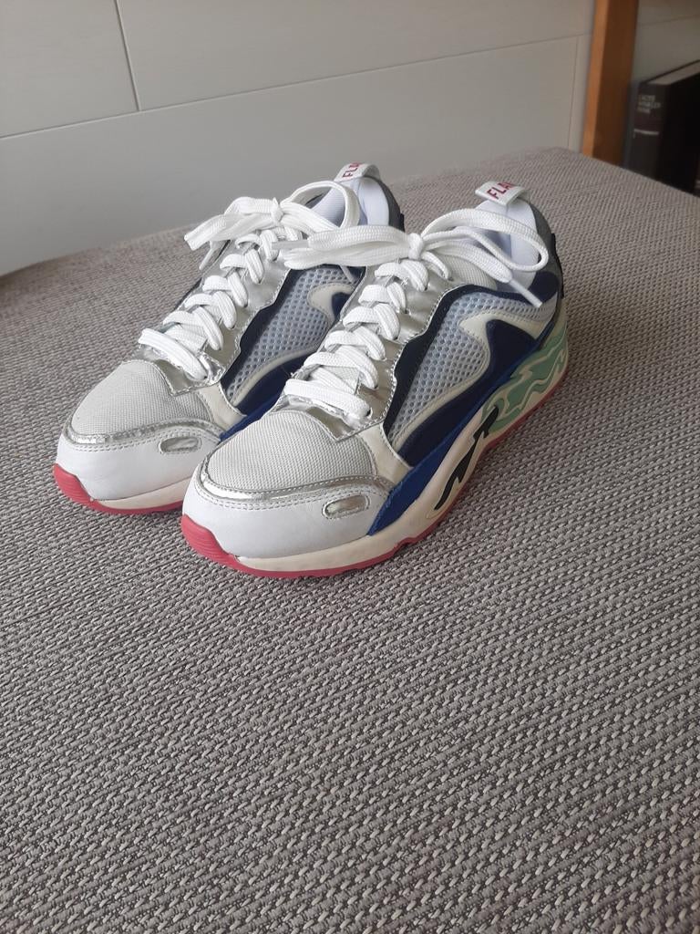 Sandro - maat 36- wit/blauw, Ophalen of Verzenden, Wit