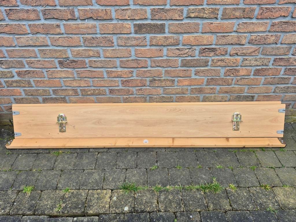 Cadre de lit double, Maison & Meubles, Brun, Enlèvement, Utilisé, 200 cm