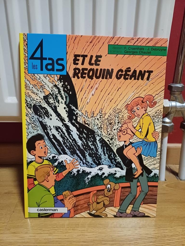 Bd les 4as (les 4 as) requin géant EO Tome 27, Livres, BD, Une BD, Enlèvement ou Envoi, Comme neuf
