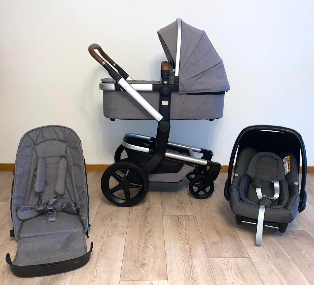Joolz Day+ Radiant Grey 3 in 1 - COMPLEET, Ophalen, Zo goed als nieuw, Kinderwagen, Maxi-Cosi