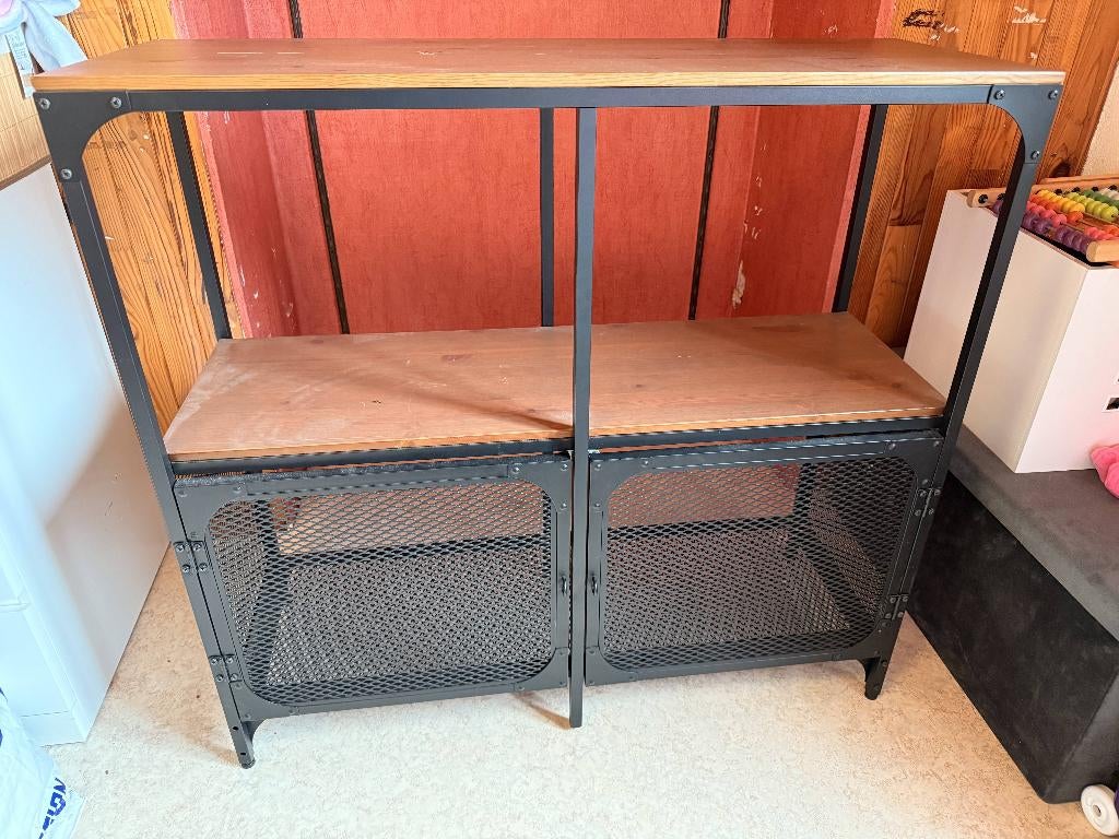 Ensemble IKEA - Etagère - Banc TV et table basse, Enlèvement, Comme neuf, Bois, IKEA