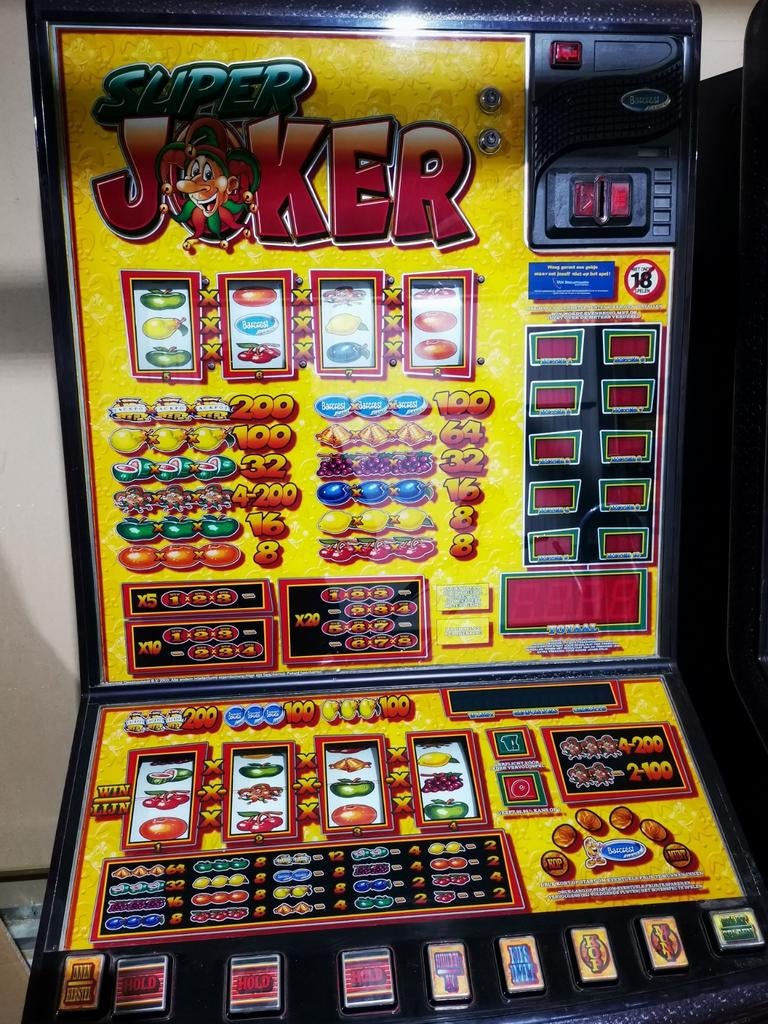 Superjoker gokkast op euro, Verzamelen, Automaten | Gokkasten en Fruitautomaten, Zo goed als nieuw, Euro, Met sleutels, Ophalen
