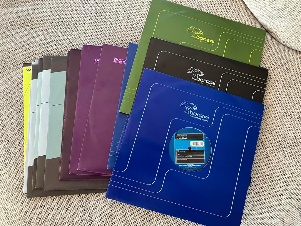 Lot Bonzaï Records platen (trance), CD & DVD, Enlèvement ou Envoi, Comme neuf