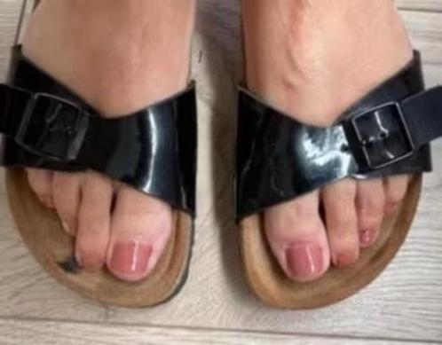 Birkenstock madrid zwart 41 nieuwstaat, gratis verzending, Neuf, Birkenstock 41, Envoi, Sandales de bain