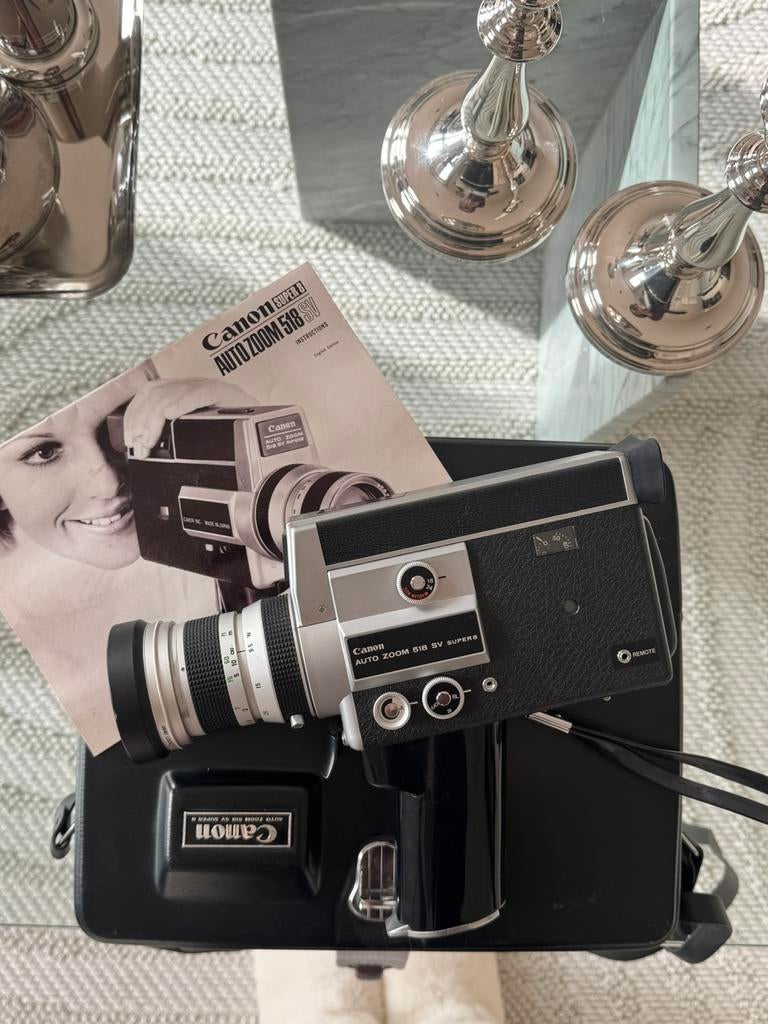 Canon Auto Zoom 518 SV – Super 8 filmcamera (jaren 70), Audio, Tv en Foto, Videocamera's Analoog, Ophalen, Overige soorten, Camera
