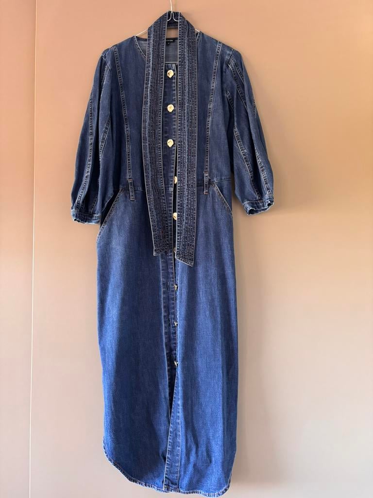 Jeanskleed Caroline Biss - maat 34, Kleding | Dames, Jurken, Zo goed als nieuw, Maat 34 (XS) of kleiner, Ophalen of Verzenden