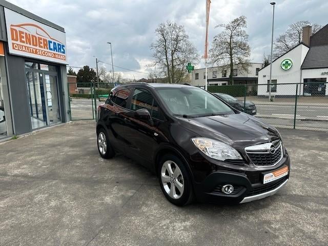 Opel Mokka, 1.6i benzine, 2013, 52.564km's + Garantie, Auto's, Bluetooth, Euro 5, Bruin, https://public.car-pass.be/vhr/caf05302-800e-4ff8-a2d7-48c9a21f2597