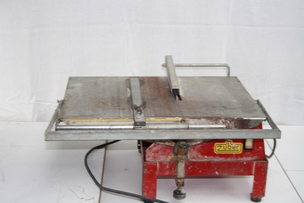 Elektrische Tegelzaagmachine watergekoeld Zuber Jolly 200, Ophalen, Gebruikt, Overige typen, Zuber jolly