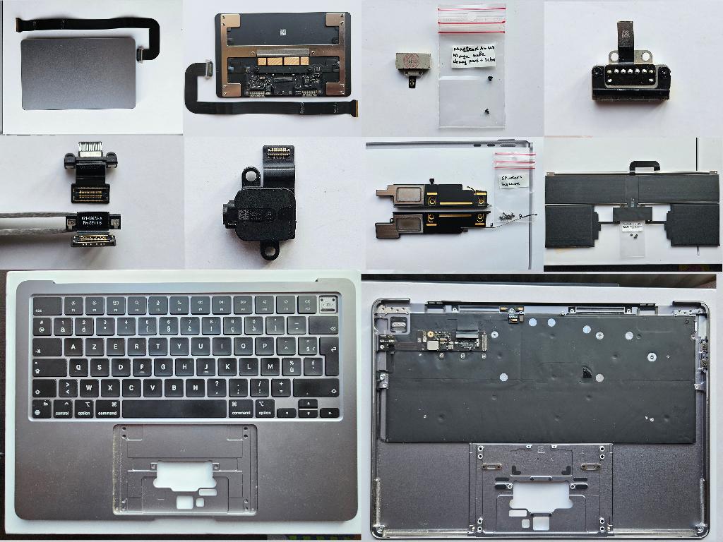 Pièces d'origine Macbook Air M2 13,6 pouces pour M2 M3, Enlèvement ou Envoi, 13 pouces, Reconditionné, Azerty