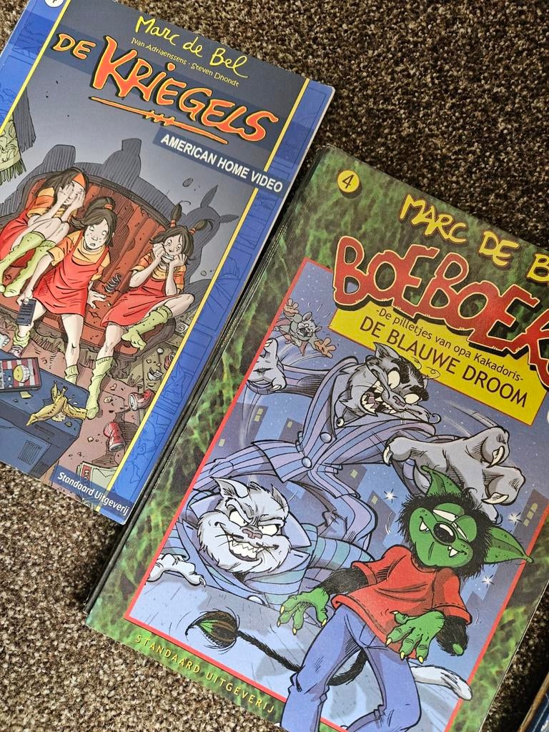 Marc de Bel De Boeboeks strips, Ophalen