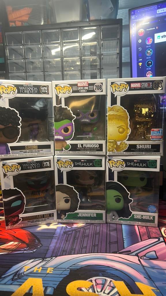 Lot de pop Marvel, Verzamelen, Automaten | Overige, Ophalen of Verzenden, Zo goed als nieuw