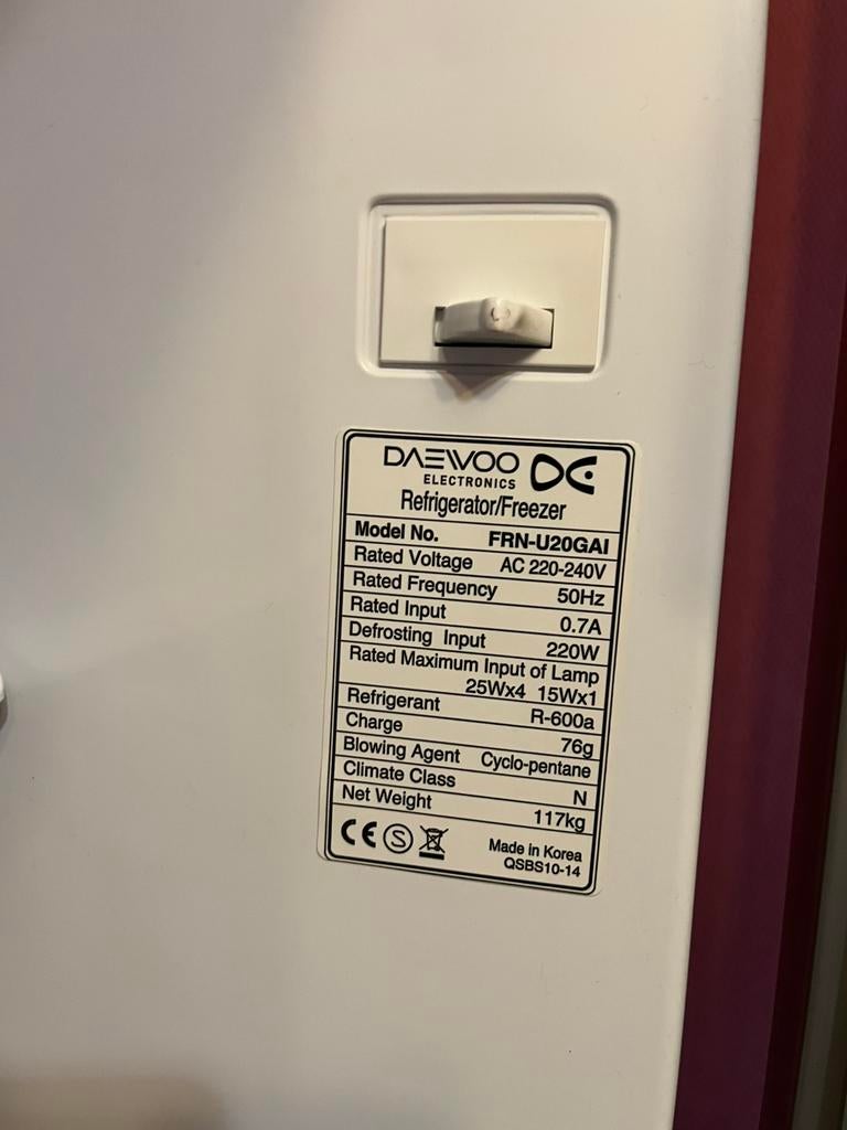 Frigo / congélateur americain, Electroménager, 200 litres ou plus, Enlèvement, Utilisé, Avec compartiment congélateur