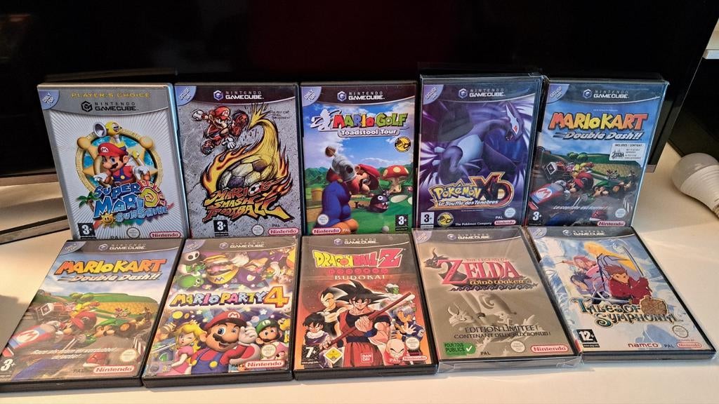 Collection nintendo gamecube pokemon xd zelda mariokart, Consoles de jeu & Jeux vidéo, Enlèvement, Comme neuf