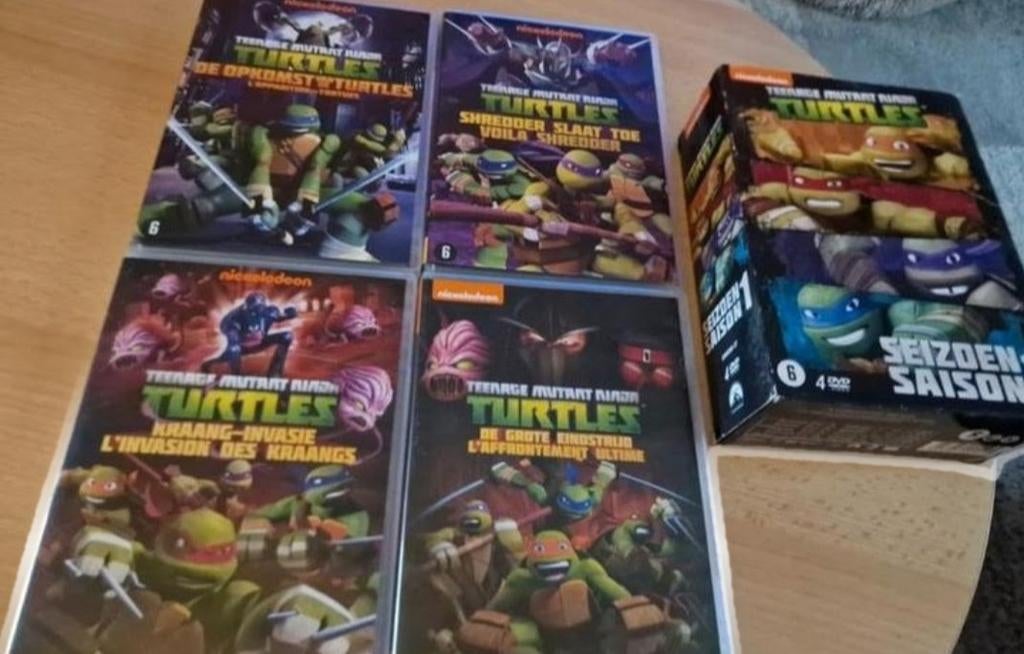 Dvds van Turtles seizoen 1 tot 3, Cd's en Dvd's, Dvd's | Tv en Series, Gebruikt, Ophalen of Verzenden, Vanaf 6 jaar, Boxset