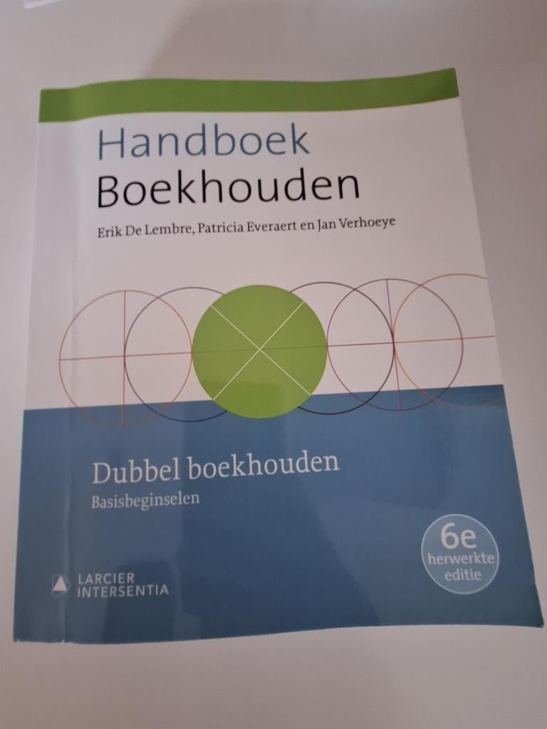 Handboek Boekhouden - Dubbel Boekhouden (zesde editie), Ophalen of Verzenden, Economie, Erik De Lembre; Patricia Everaert