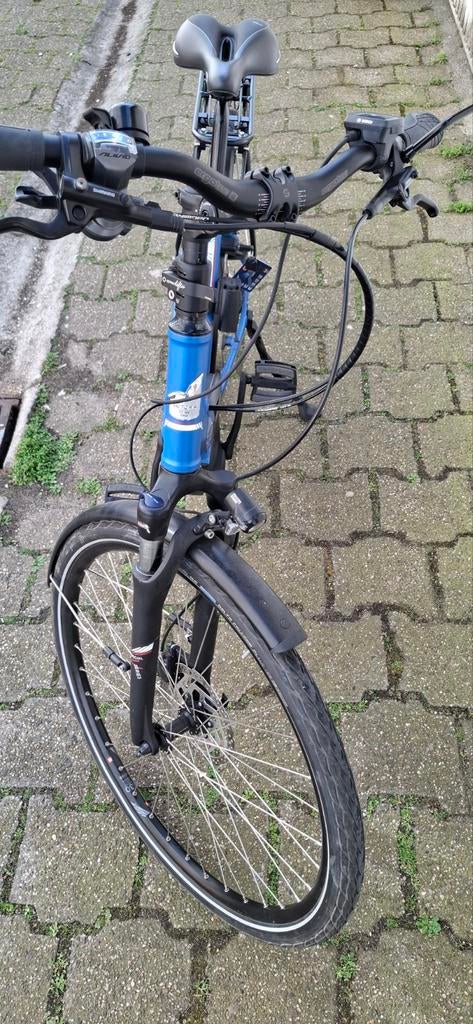 Elektrische fiets merk Victoria, weinig km maat 53, Zo goed als nieuw, 51 tot 55 cm, 50 km per accu of meer, Ophalen