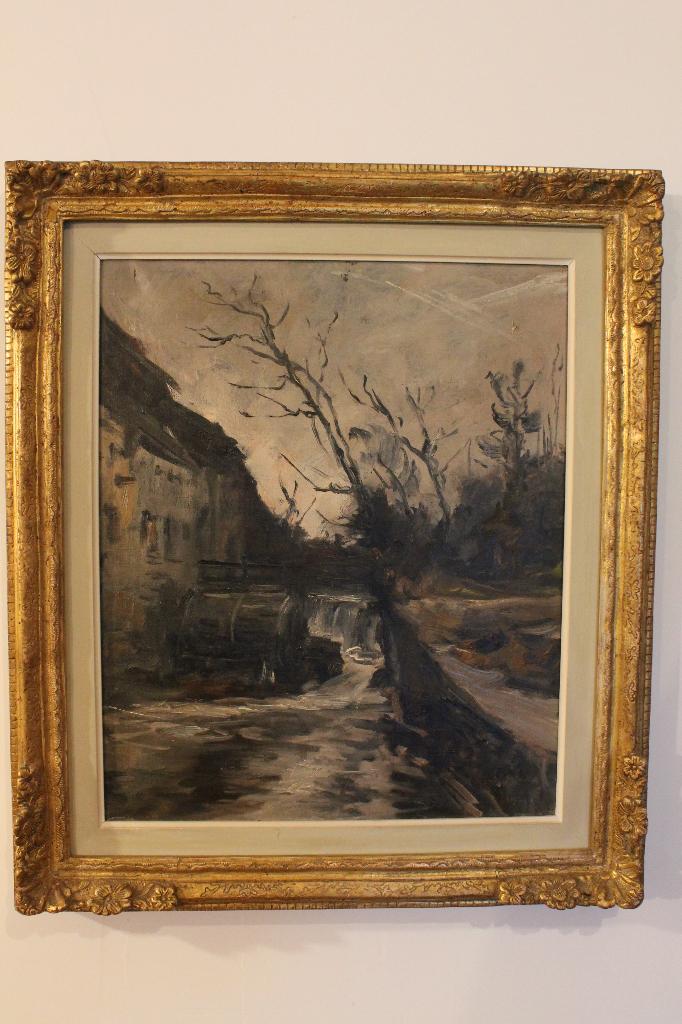 Armand Jamar. Le moulin de Woluwe. 1945., Antiquités & Art, Enlèvement ou Envoi