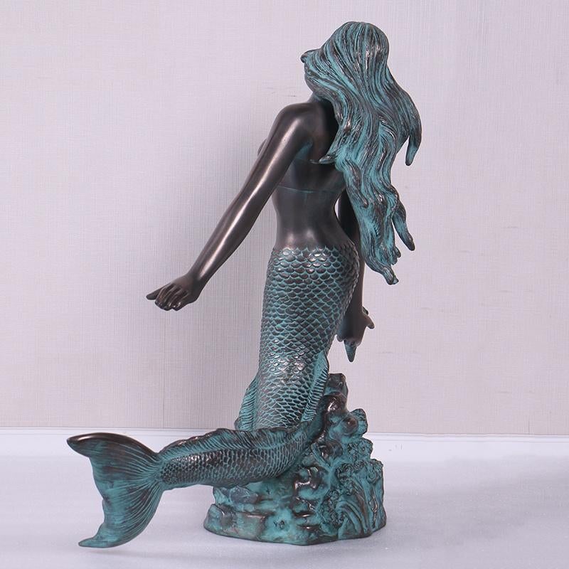 Mermaid with Shell – Sirene – Zeemeermin Hoogte 86 cm, Verzamelen, Ophalen, Nieuw