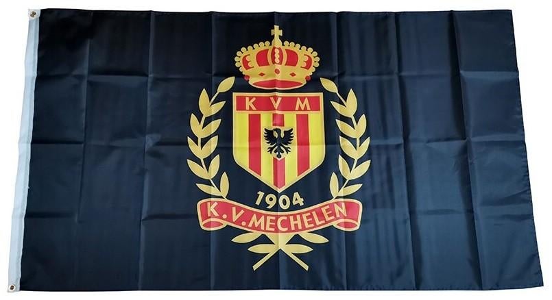Vlag voetbal KV Mechelen - 60x90cm, Ophalen of Verzenden, Nieuw
