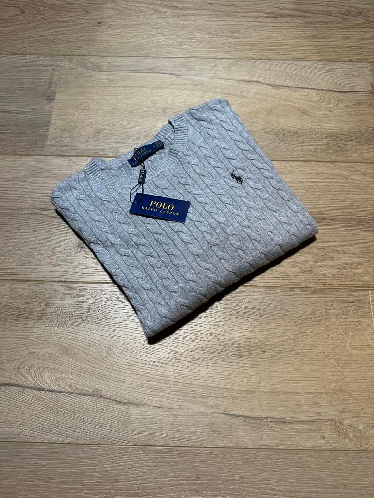 Polo Ralph Lauren Knitted Sweater, Ophalen of Verzenden, Nieuw, Maat 52/54 (L), Grijs