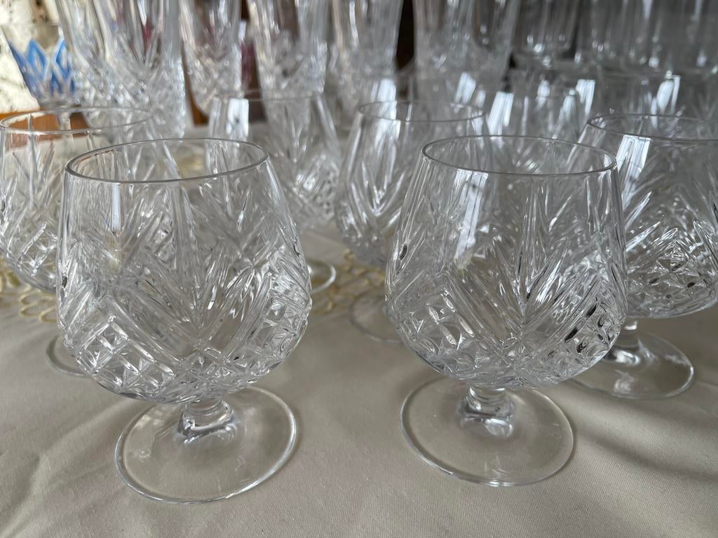 Ensemble complet de verres Cristal d’Arques, Antiquités & Art, Enlèvement